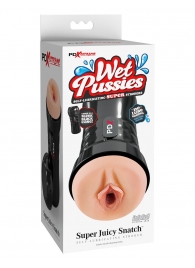 Мастурбатор-вагина в колбе Super Juicy Snatch - Pipedream - в Тамбове купить с доставкой