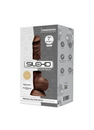 Коричневый фаллоимитатор SILEXD Model 3 7  - 17,5 см. - Adrien Lastic купить с доставкой в интернет-магазине Orgasmix в Тамбове Коричневый фаллоимитатор SILEXD Model 3 7  - 17,5 см. - Adrien Lastic