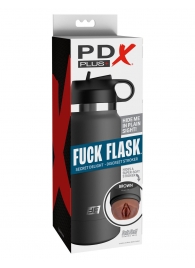 Смуглый мастурбатор-вагина в корпусе-бутылке F*ck Flask - Pipedream - в Тамбове купить с доставкой
