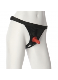 Трусики со штырьком для фиксации насадок Ultra Harness with Plug - Doc Johnson - купить с доставкой в Тамбове