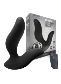 Черный вибромассажер простаты 3,5’’ Remote Control Curve P-spot Massager - 12 см. - Erokay - в Тамбове купить с доставкой