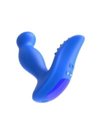 Синий вибромассажер простаты 3,5’’ Remote Control P-spot Massager - 12,5 см. - Erokay - в Тамбове купить с доставкой