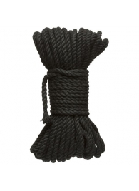 Черная верёвка для связывания и фиксации Bind Tie - 15,24 м. - Doc Johnson - купить с доставкой в Тамбове