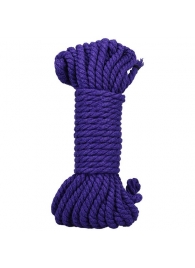 Фиолетовая верёвка для связывания и фиксации Bind Tie - 9,14 м. - Doc Johnson - купить с доставкой в Тамбове