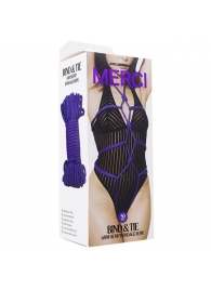 Фиолетовая верёвка для связывания и фиксации Bind Tie - 15,24 м. - Doc Johnson - купить с доставкой в Тамбове