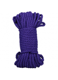 Фиолетовая верёвка для связывания и фиксации Bind Tie - 15,24 м. - Doc Johnson - купить с доставкой в Тамбове