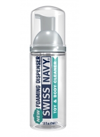 Очищающая пенка для игрушек и тела Toy   Body Cleaner Foamer - 47 мл. - Swiss navy - купить с доставкой в Тамбове