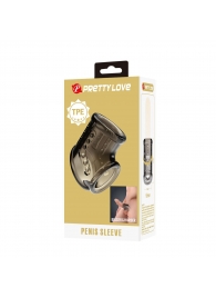 Дымчатая насадка на пенис и мошонку - Baile - в Тамбове купить с доставкой