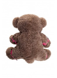 Бондажный набор: бурый мишка с розовыми оковами и наручниками - Pecado - купить с доставкой в Тамбове