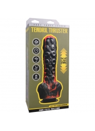 Черно-красная мини-машина на присоске Tendril Thruster - 21,6 см. - Doc Johnson - купить с доставкой в Тамбове