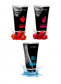 Набор из 3 лубрикантов JUJU (увлажняющий, клубника, малина) - JuJu - купить с доставкой в Тамбове