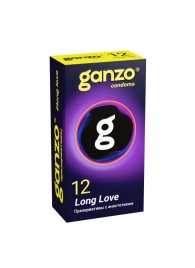 Презервативы с анестетиком для продления удовольствия Ganzo Long Love - 12 шт. - Ganzo - купить с доставкой в Тамбове