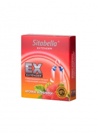 Стимулирующая насадка Sitabella Extender  Клубника - Sitabella - купить с доставкой в Тамбове