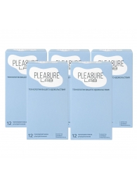Набор из 5 упаковок ультратонких презервативов Pleasure Lab (по 12 шт.) - Pleasure Lab - купить с доставкой в Тамбове