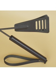 Черный кожаный стек «Сириус» - 60 см. - Sitabella - купить с доставкой в Тамбове