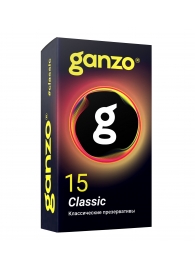 Классические презервативы с обильной смазкой Ganzo Classic - 15 шт. - Ganzo - купить с доставкой в Тамбове