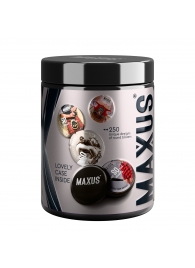 Черные утолщенные презервативы MAXUS Extra Strong с железным кейсом - 15 шт. - Maxus - купить с доставкой в Тамбове
