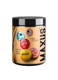 Точечные презервативы MAXUS 2000 Amazing Dots с железным кейсом - 15 шт. - Maxus - купить с доставкой в Тамбове