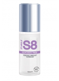Лубрикант на водной основе S8 Glycerin Free без глицерина - 125 мл. - Stimul8 - купить с доставкой в Тамбове