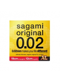 Презерватив увеличенного размера Sagami Original 0.02 XL-size - 1 шт. - Sagami - купить с доставкой в Тамбове