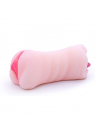 Телесный двусторонний мастурбатор - вагина и ротик - Boys of Toys - в Тамбове купить с доставкой