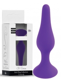 Фиолетовая анальная втулка Silcone Purple Plug Large - 12,5 см. - Boys of Toys в Тамбове Фиолетовая анальная втулка Silcone Purple Plug Large - 12,5 см. - Boys of Toys