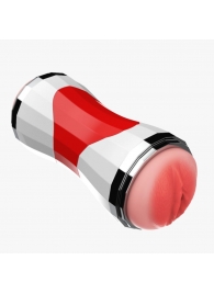 Двусторонний мастурбатор в колбе Power Grip Cup - вагина и ротик - Boys of Toys - в Тамбове купить с доставкой