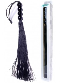 Черная силиконовая плеть - 37 см. - Boys of Toys - купить с доставкой в Тамбове