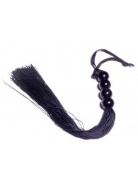 Черная силиконовая плеть - 37 см. - Boys of Toys - купить с доставкой в Тамбове