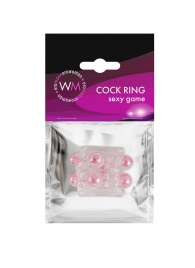 Прозрачная насадка на пенис с цветными шариками - Erowoman-Eroman - в Тамбове купить с доставкой