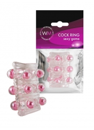 Прозрачная сквозная насадка на пенис с цветными шариками - Erowoman-Eroman - в Тамбове купить с доставкой