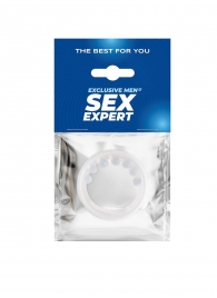 Эрекционное кольцо с мягкой стимулирующей насадкой - Sex Expert - в Тамбове купить с доставкой