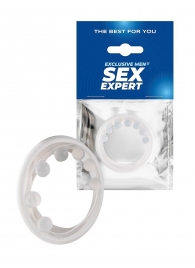 Эрекционное кольцо с мягкой стимулирующей насадкой - Sex Expert - в Тамбове купить с доставкой