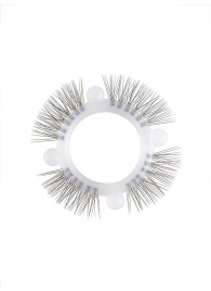 Эластичное кольцо с «ресничками» и 4 шариками - Sextaz - в Тамбове купить с доставкой