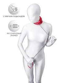 Красный ошейник с подкладкой из меха - ToyFa - купить с доставкой в Тамбове