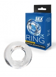 Прозрачное эрекционное кольцо-бублик - Sex Expert - в Тамбове купить с доставкой