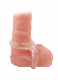 Прозрачное двойное эрекционное кольцо - Sex Expert - в Тамбове купить с доставкой