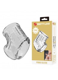 Прозрачная насадка на пенис и мошонку - Baile - в Тамбове купить с доставкой