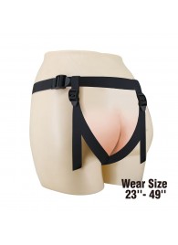 Черные трусики харнесс с платформой Caludio I - Baile - купить с доставкой в Тамбове