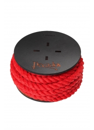 Красная веревка для шибари на катушке - 5 м. - Pecado - купить с доставкой в Тамбове