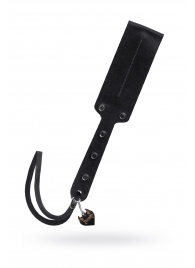 Черный кожаный пэддл - 32 см. - Pecado - купить с доставкой в Тамбове