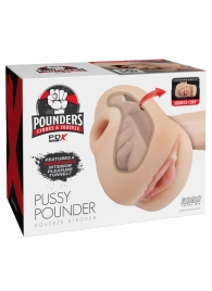 Телесный мастурбатор-вагина Pussy Pounder Squeeze Stroker - Pipedream - в Тамбове купить с доставкой