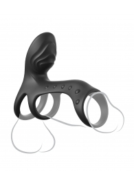 Черная насадка на пенис Ultimate Couples Cage Pro - Pipedream - в Тамбове купить с доставкой