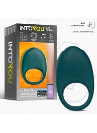 Зеленое интерактивное виброкольцо Ringo - Intoyou - в Тамбове купить с доставкой