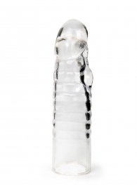 Прозрачная закрытая насадка на член - 15 см. - Sex Expert - в Тамбове купить с доставкой