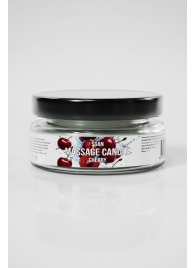 Массажная свеча «Спелая вишня» - 50 мл. - SGAN - купить с доставкой в Тамбове