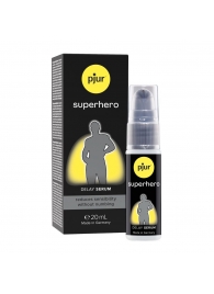 Пролонгатор-сыворотка pjur Superhero Delay Serum - 20 мл. - Pjur - купить с доставкой в Тамбове