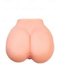 Реалистичный мастурбатор в форме попки с 2 любовными входами - No Name - в Тамбове купить с доставкой