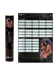 Плакат для двоих со скретч-слоем «БДСМ» - Сима-Ленд - купить с доставкой в Тамбове