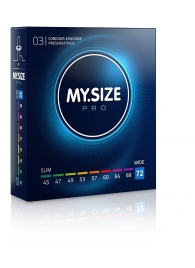 Презервативы MY.SIZE размер 72 - 3 шт. - My.Size - купить с доставкой в Тамбове